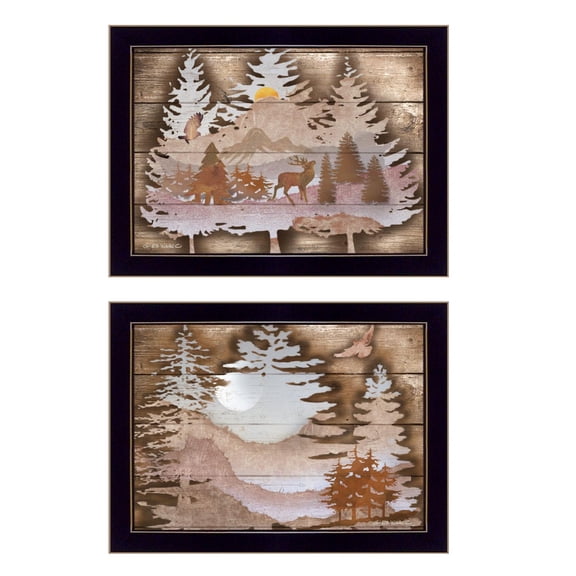 TrendyDecor4U Great Outdoors By Ed Wargo Ready To Hang Framed Print VED659-712