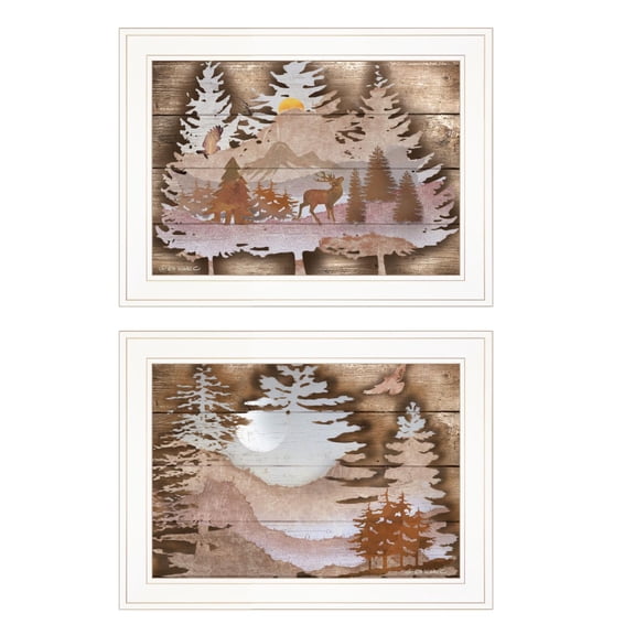 TrendyDecor4U Great Outdoors By Ed Wargo Ready To Hang Framed Print VED659-226G
