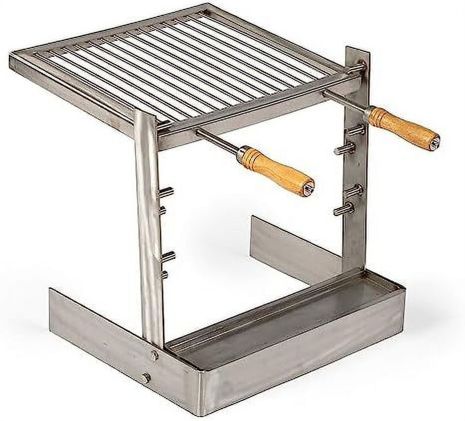 Great Outdoors Stainless Steel Adjustable Tuscan Campfire BBQ Grill