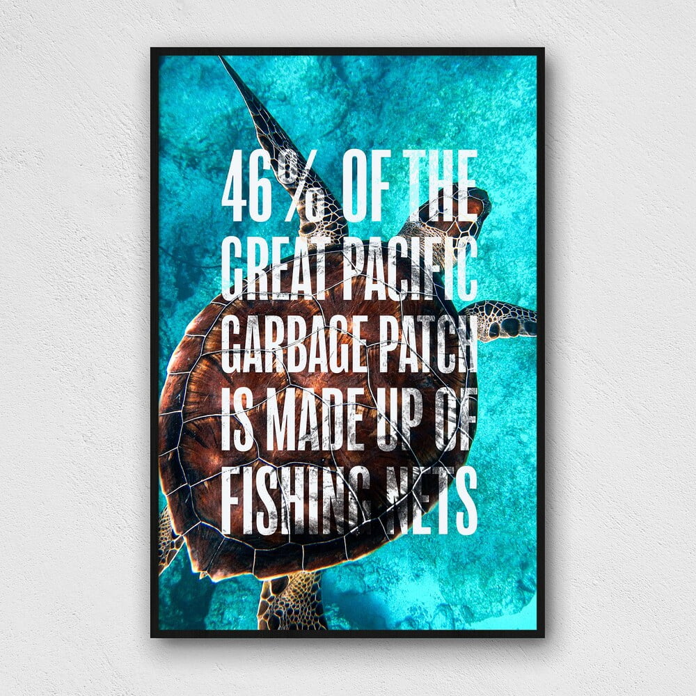 Carbage Romm Great Pacific Garbage Patch Print Quote Home Decor Office Wall Art ...