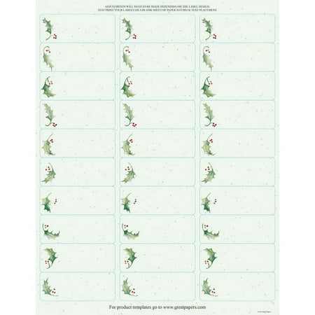 Great Paper Holly Bunch Address Labels, 150-Pack