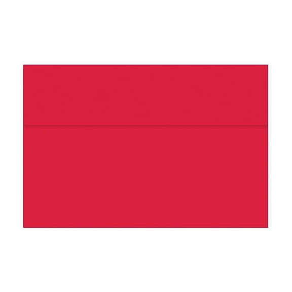 BRIGHT RED 6"x9" ENVELOPE -STATIONERY, HOLIDAY, WEDDING, BIRTHDAY, MAILING - 25CT