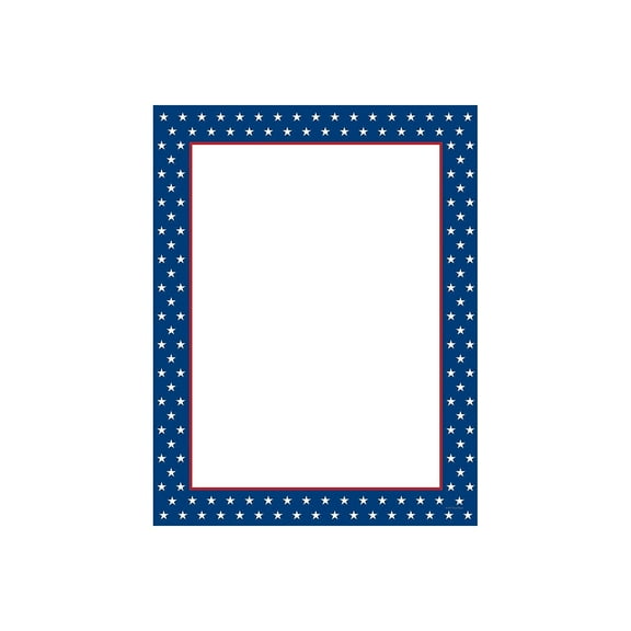 Great Papers! American Stars Letterhead 8.5" x 11" 80 count (2013035)