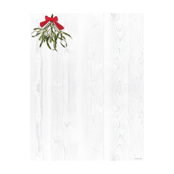 Great Papers Barnyard Mistletoe Holiday Letterhead Multicolor 50/Pack (2023046)