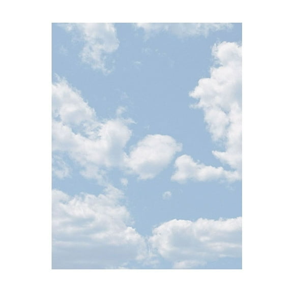 Great Papers! Clouds Stationery Letterhead, 8.5" x 11", Imprintable, 80 count