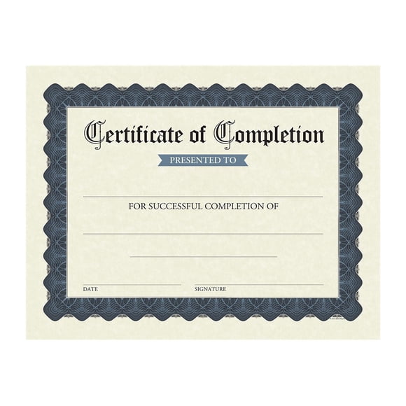 Great Papers - Completion certificate - Letter (pack of 15)
