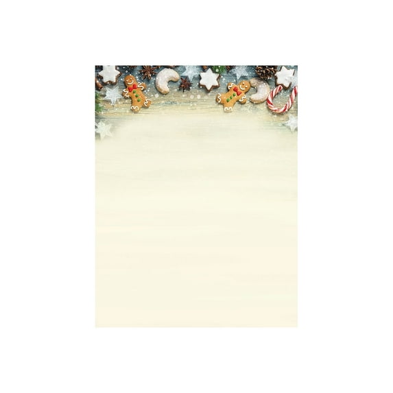Great Papers! Cookie Exchange Letterhead Paper 80 sheets, beige