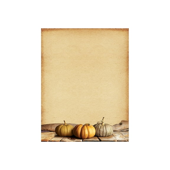 Great Papers! Fall Pumpkins Letterhead 8.5" x 11" 80 sheets (2018012)