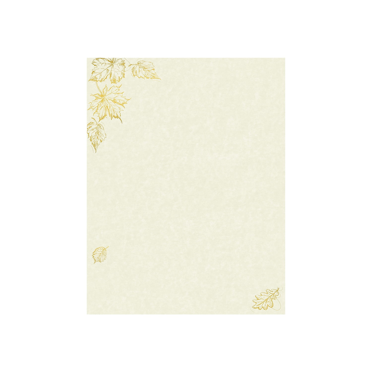 50Pcs A4 Paper Sheets Parchment Retro Paper for Certificate and Diploma 90g  (Light Brown)
