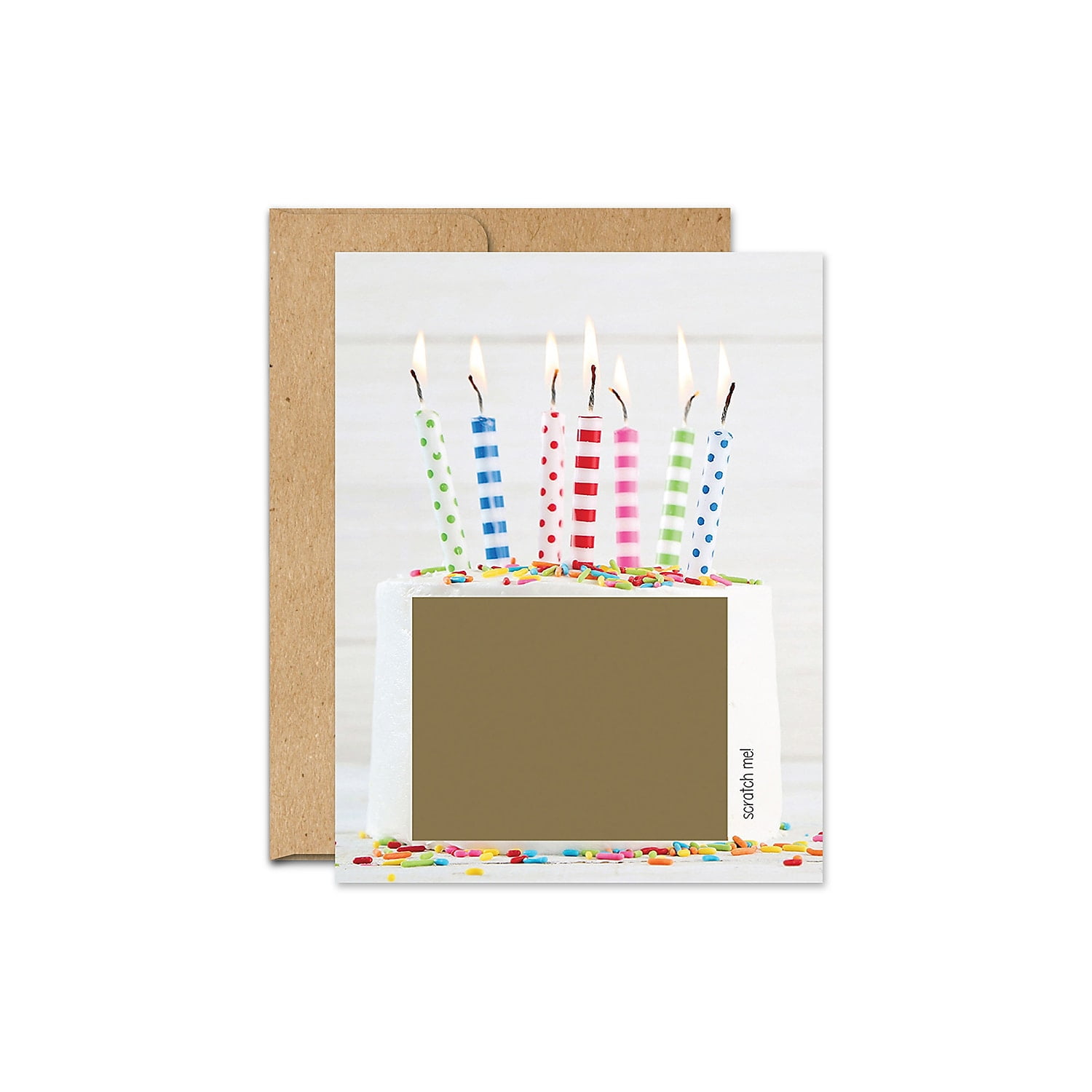 Great Papers!® Great Papers!® Candles Scratch-Off Note Cards And Envelopes, 4.25" x 5.5"(folded), 3 count (2018001)
