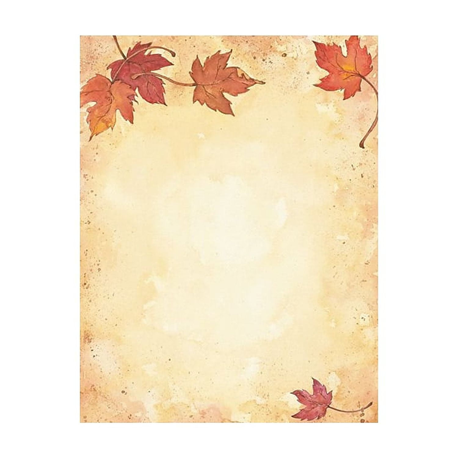 Great Papers Holiday Stationery Fall Leaves 80/Count 2014075