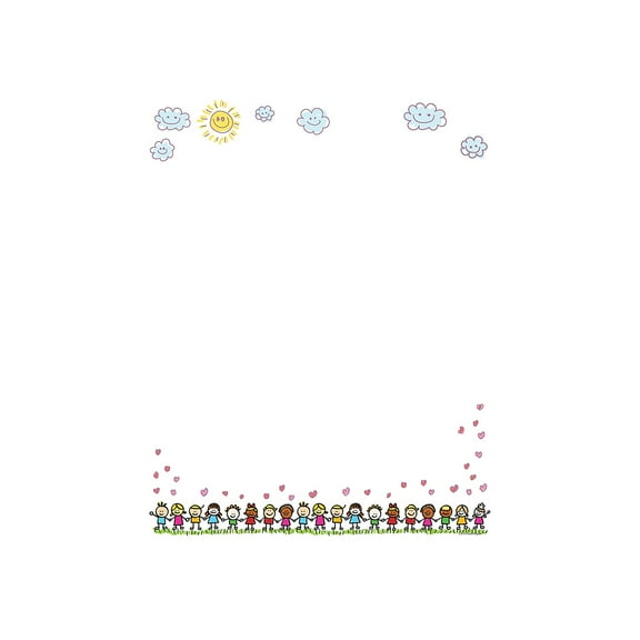 Great Papers Making Friends - 10.98 in x 8.5 in - 88 g/m������ - 60 lbs - 80 sheet(s) letterheaded paper