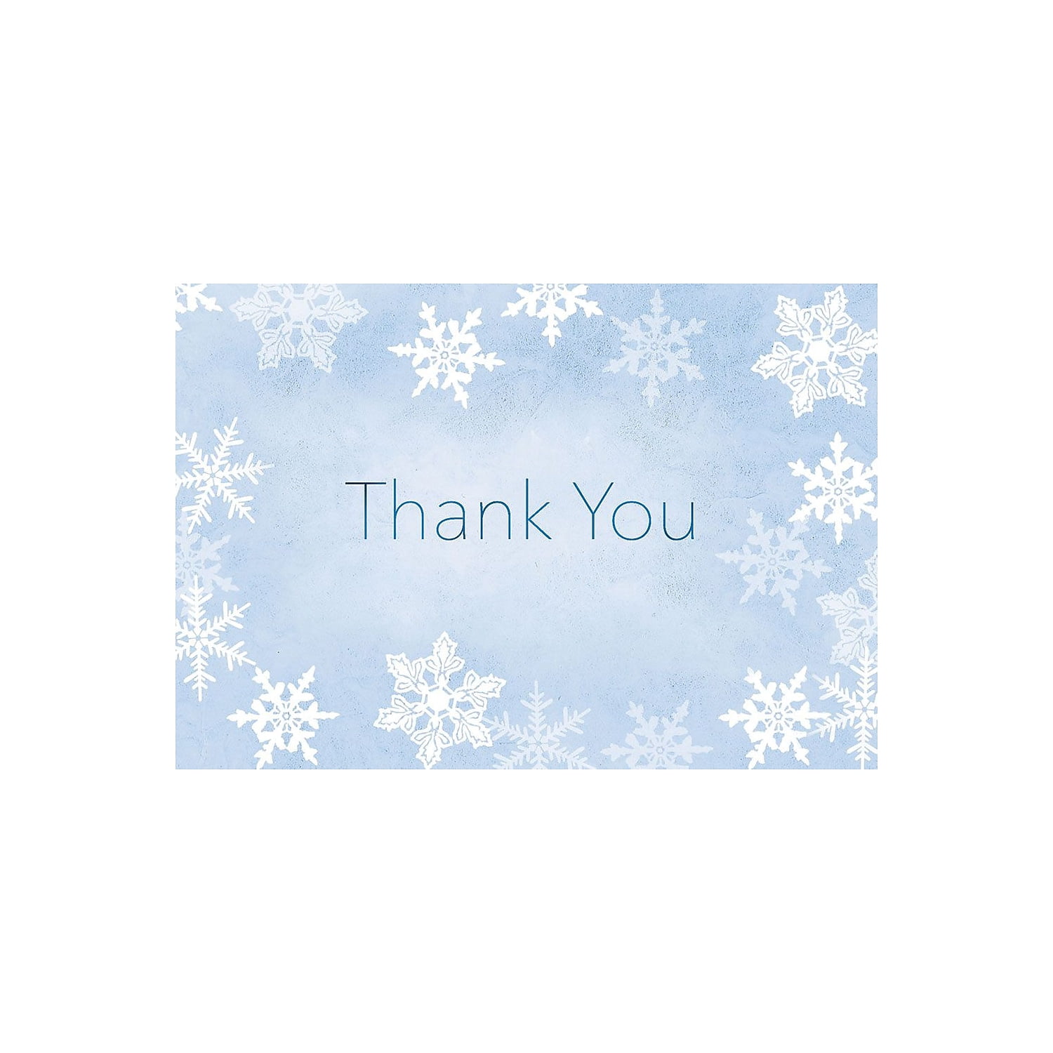 Great Papers! Merry Snowflake Thank You Note Card 4.875
