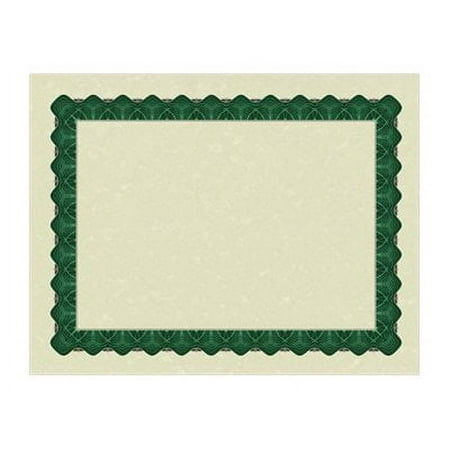 Great Papers! Metallic Green Border Certificate, 8.5"x 11", 100 Count (934200)