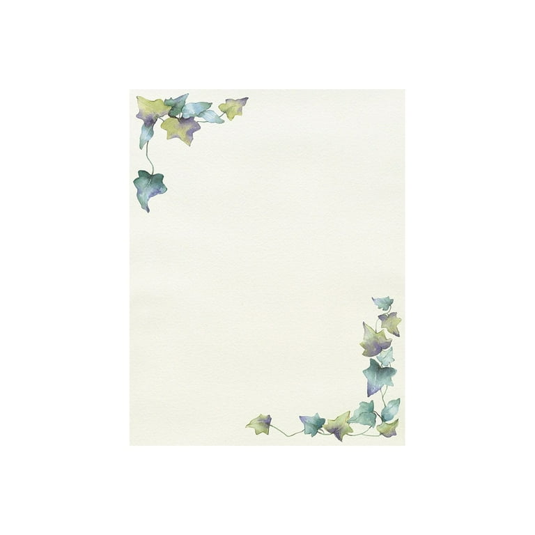 Great Papers! Painted Border Letterhead 8.5