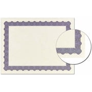 Great Papers! Parchment Certificate, Metallic Blue Border, 8-1/2" x 11", 100 Count
