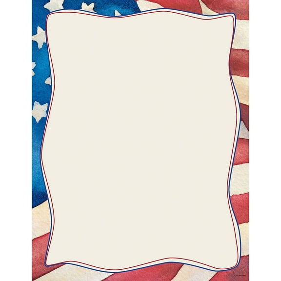 Great Papers! Patriotic Letterhead, 80ct
