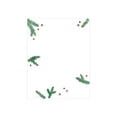 thumbnail image 1 of Great Papers! Pine and Berries Holiday Letterhead Multicolor 80/Pack (2020129), 1 of 1
