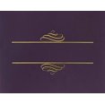Great Papers! Plum Certificate Cover for Awards and Recognition, 12” x