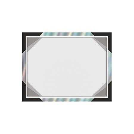 Great Papers Rainbow Foil Certificates 8.5" x 11" Modern Black 15/Pack (2019005)