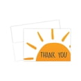 thumbnail image 1 of Great Papers! Rise 'N Shine Smooth Personal Thank You Notecard White/Orange/Black 25/Pack (2020028), 1 of 1