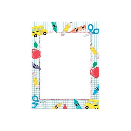 Great Papers! School Stuff Letterhead / 80 Sheets 8.5" x 11" Paper