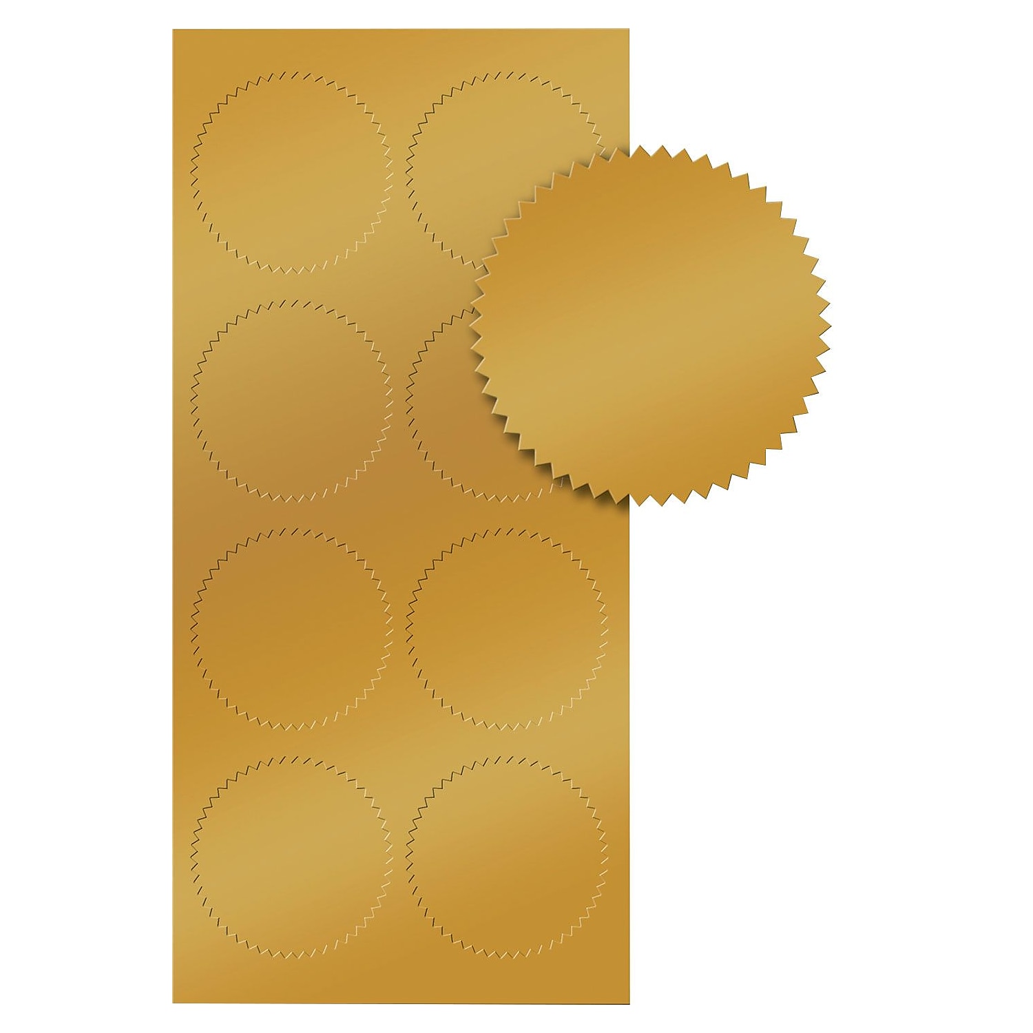 Great Papers! Seals Gold Foil 50/Pack (901200) - image 1 of 4