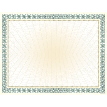 Great Papers! Westminster Green Metallic and Gold Foil Certificates, 8.5"x 11", 15 Count (963022)