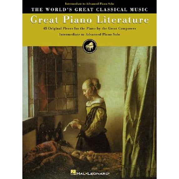 Pre-Owned Great Piano Literature: 45 Original Pieces for Piano by the Great Composers (Paperback) 0793582555 9780793582556