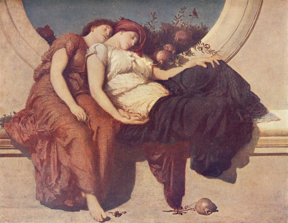 Great Pictures in Private Galleries 1905 Summer Moon Canvas Art - Lord F Leighton (18 x 24)