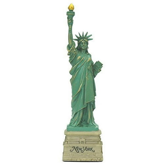 Great Places To You 6" Copper Tint Statue of Liberty, White, 0.35 lbs