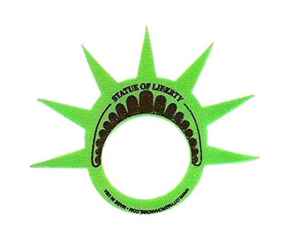Great Places To You Statue Of Liberty Foam Crown Costume Hat, Hat Visor