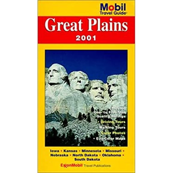 Pre-Owned Mobil Travel Guide 2001 Great Plains: Iowa, Kansas, Minnesota, Missouri, Nebraska, North Dakota, Oklahoma, South Dakota (MOBIL TRAVEL GUIDE GREAT PLAINS (IA, KS, MO, NE, OK)) Paperback