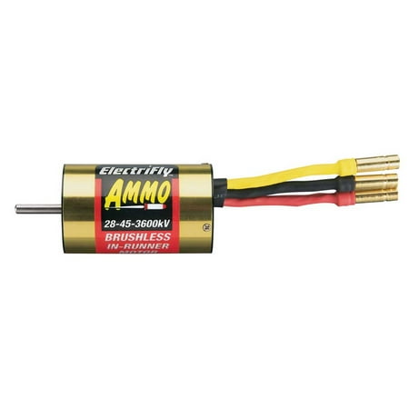Great Planes Ammo Inrunner Brushless Motor 28-45-3600Kv GPMG5220 Electric Brushless Motors Air