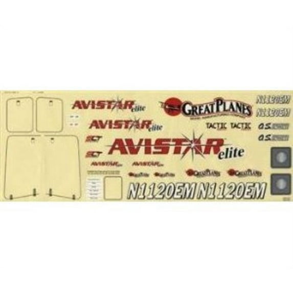 Great Planes Decals Avistar Elite GPMA4289