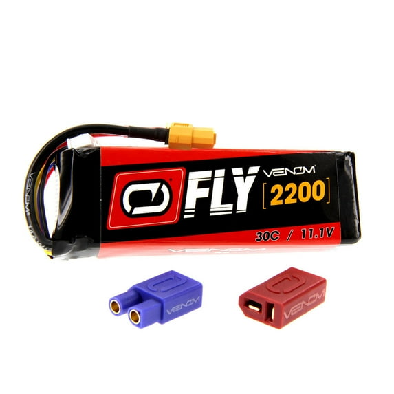 Great Planes PBY Catalina Seaplane 30C 3S 2200mAh 11.1V LiPo Battery with UNI 2.0 plug by Venom Compare to E-flite EFLB22003S30