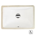 thumbnail image 1 of Great Point Collection Nantucket Sinks 16 Inch X 11 Inch Undermount Ceramic Sink In White UM-16x11-W, 1 of 6