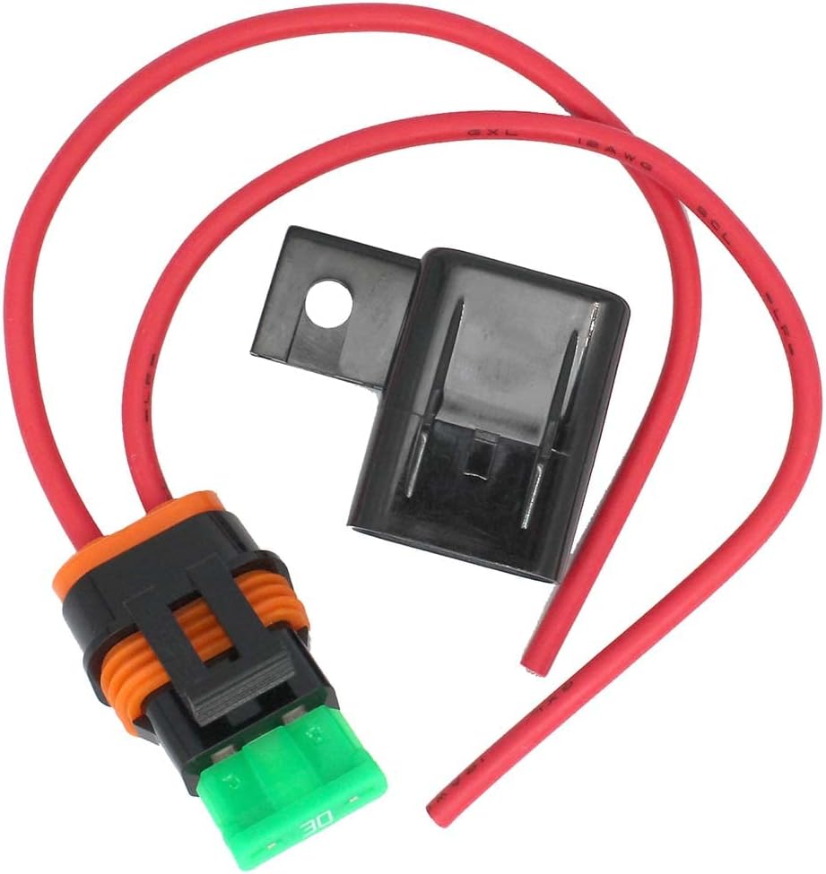 Sealed Heavy-Duty ATO Fuse Holder - 30A - 12AWG - Walmart.com