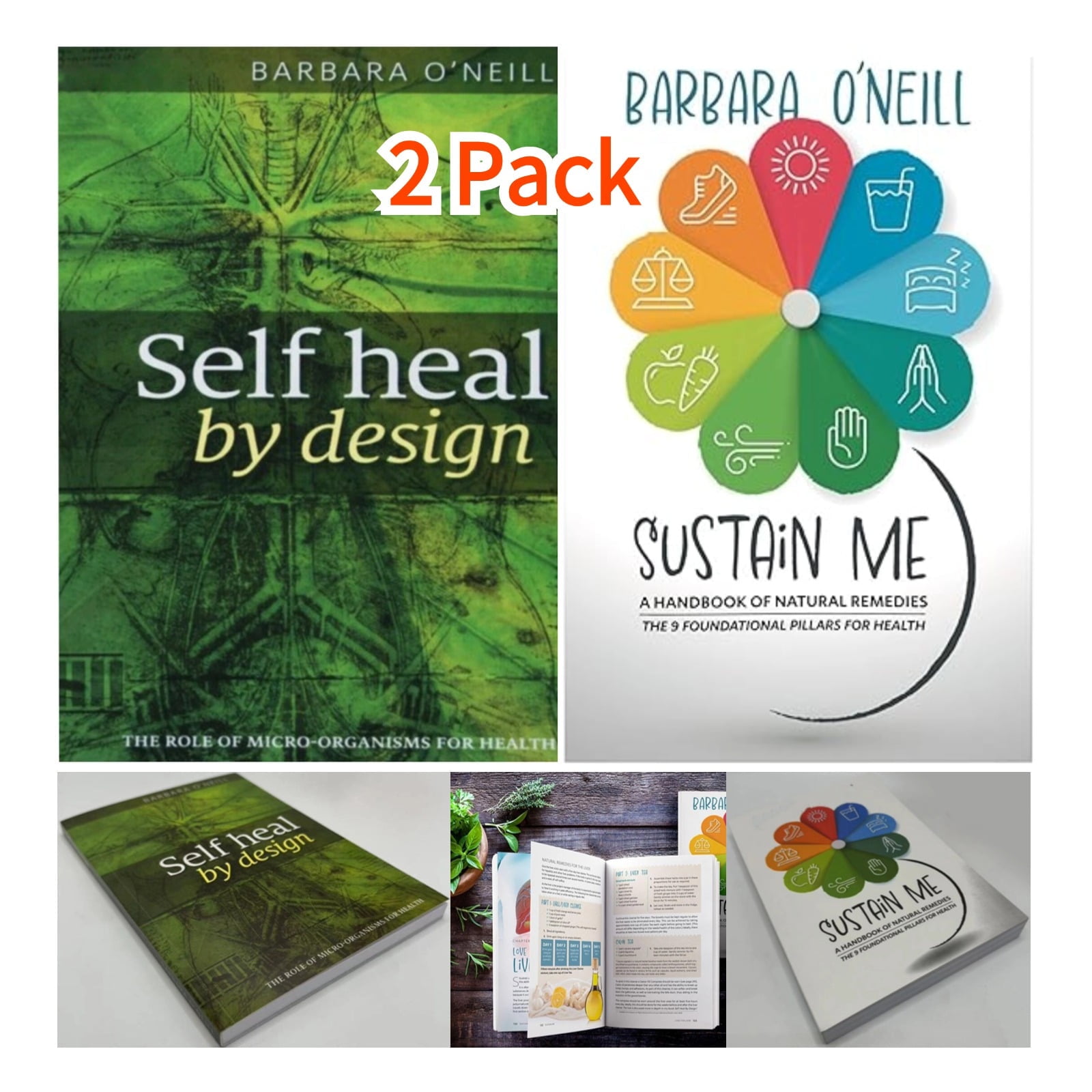 Great Promotion Ziwoki "Self Heal by Design & "Sustain Me" by Barbara O