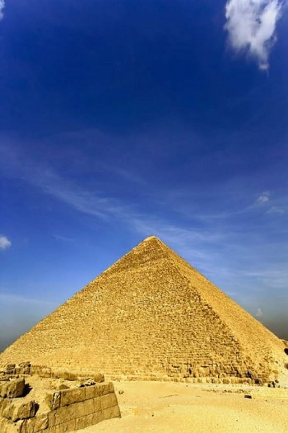 Great Pyramid of Giza Khufu Cheops Cairo Egypt Canvas Art - Adam Jones DanitaDelimont (12 x 17)