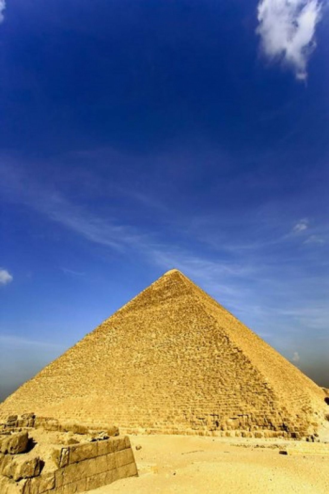 Great Pyramid of Giza Khufu Cheops Cairo Egypt Canvas Art - Adam Jones DanitaDelimont (24 x 35)