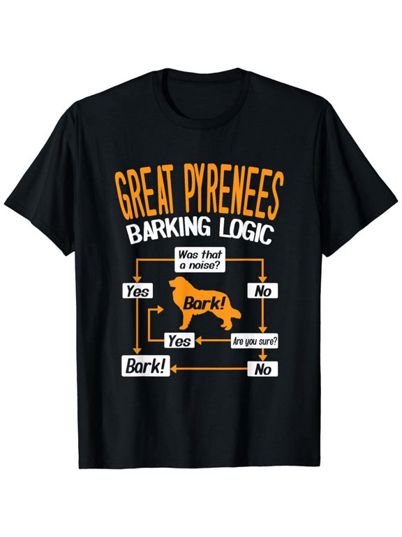 Great Pyrenees Barking Logic T-Shirt