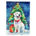 thumbnail image 1 of Great Pyrenees Christmas House Flag, 1 of 7
