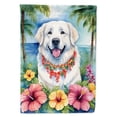 thumbnail image 1 of Great Pyrenees Luau House Flag, 1 of 7