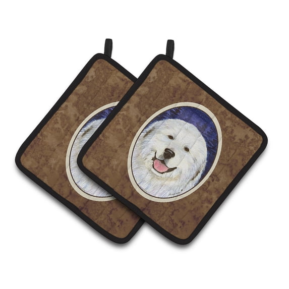 Great Pyrenees Pair of Pot Holders