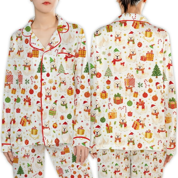 Great Pyrenees Pajama Sets For Women, Dog Christmas Pajamas, Christmas Pajamas, Family Christmas Pajamas