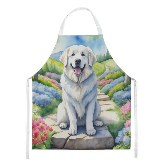 Great Pyrenees Spring Path Apron