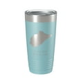 thumbnail image 1 of Great Salt Plains Lake Map Tumbler Travel Mug Insulated Laser Engraved Coffee Cup Oklahoma 20 oz Light Blue, 1 of 1