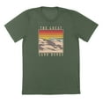 thumbnail image 1 of Great Sand Dunes Humor Graphic Military Green Mens T-Shirt, 1 of 1