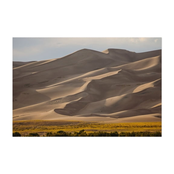 Great Sand Dunes III - Colorado Photography Desert Landscape Nature Scenic Wilderness Minimalist Travel Poster Unframed Wall Art Print 16 x 24 inches